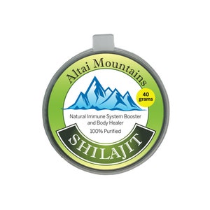 Authentic & Pure Shilajit Resin from Altai Mountains 100% pure, no fillers, or additives