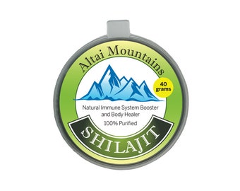 Authentic & Pure Shilajit Resin from Altai Mountains 100% pure, no fillers, or additives