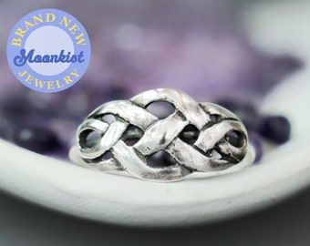 Sterling Celtic Knot Pinky Ring