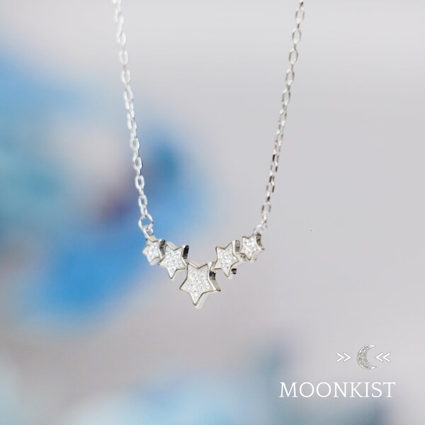 925 Sterling Silver Star Necklace
