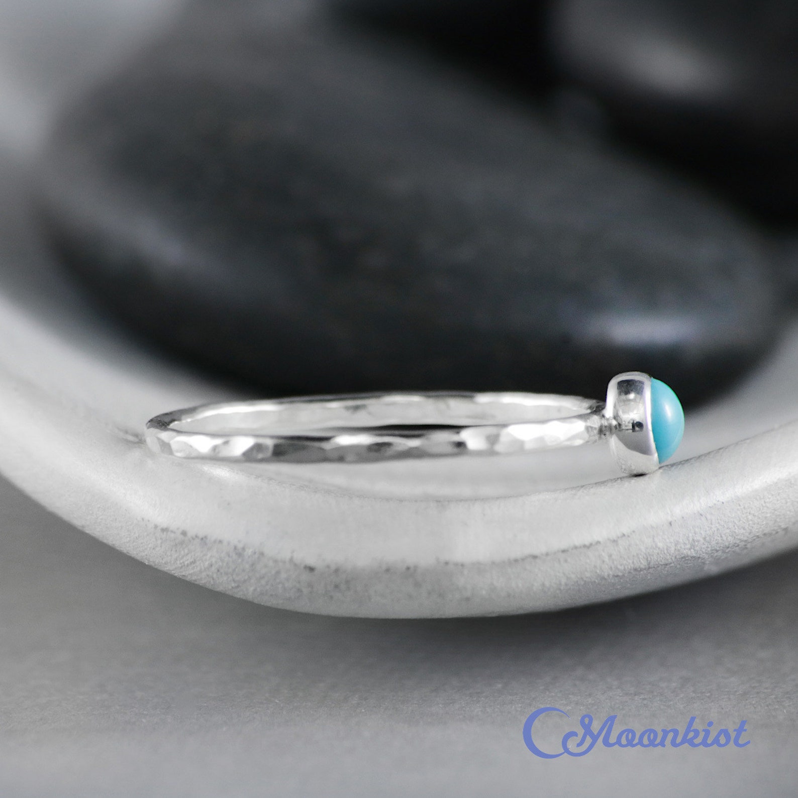 Turquoise Pinky Ring Sterling Silver Turquoise Ring Turquoise Etsy