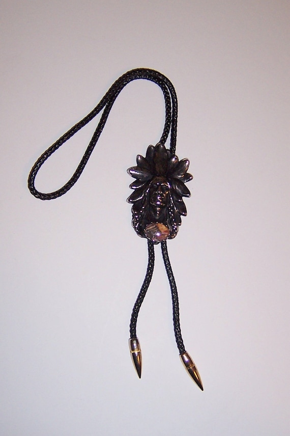 Vintage Bolo Tie, Native American Bolo, Bolo with 