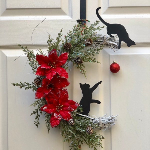 Cat Christmas Wreath