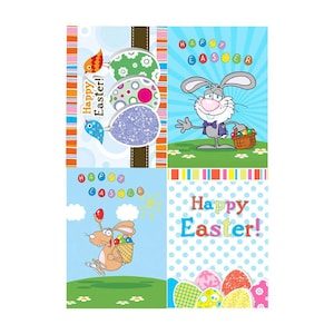 Frohe Ostern 3D Animierte Lenticular Postkarten 10x15 Grußkarten