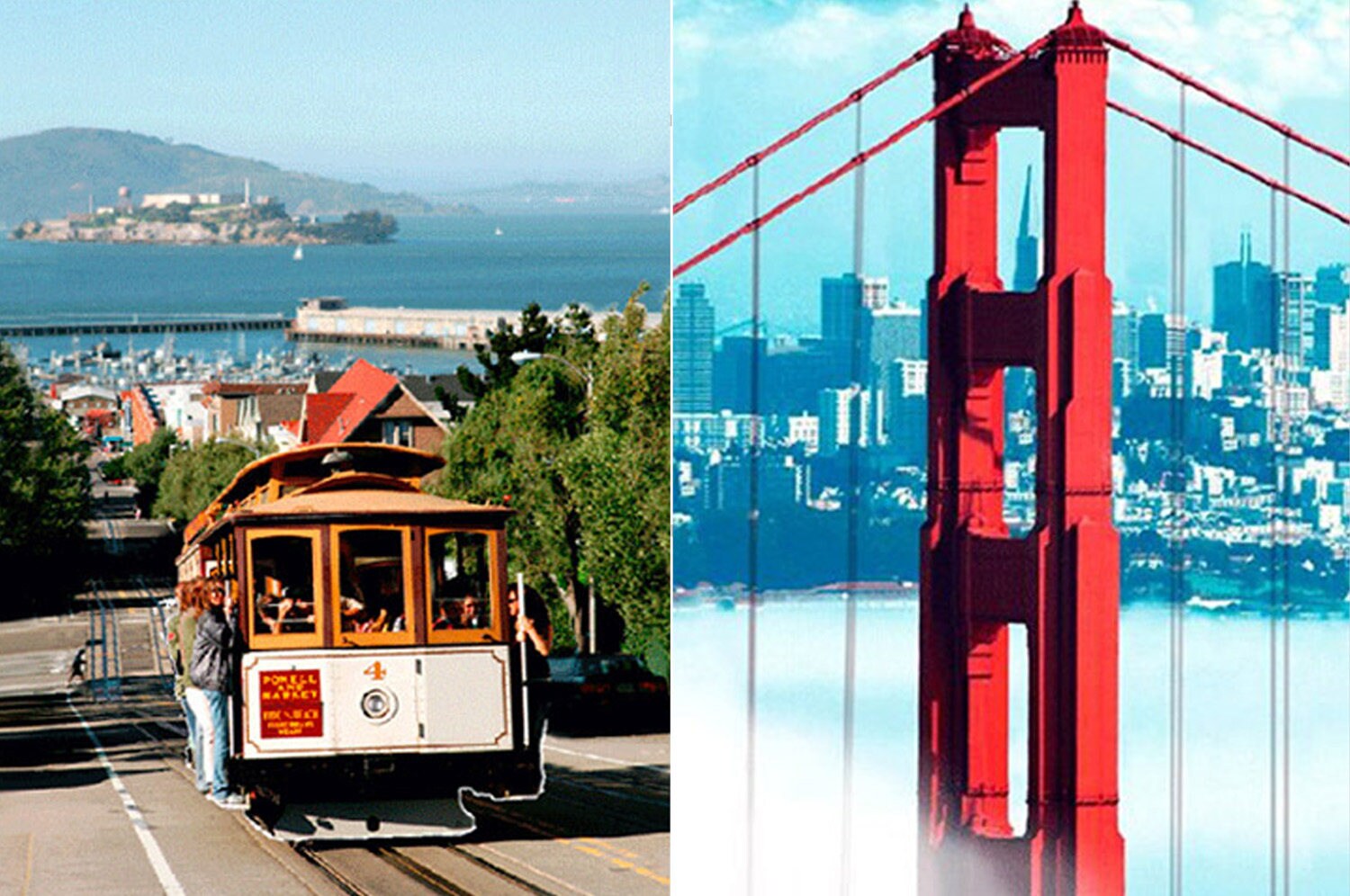 Collage San Francisco Greeting Card
