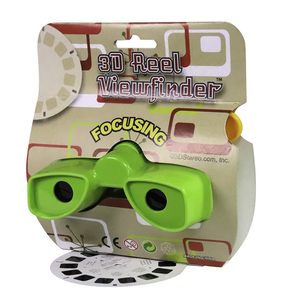  IMAGE3D Custom Viewfinder Reel Plus RetroViewer - Viewfinder  for Kids, & Adults, Classic Toys, Slide Viewer, Retro Toys, Vintage Toys,  May Work in Old Viewfinder Toys with Reels (White) : Toys