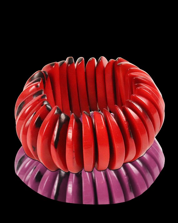 La Riobamba Fair Trade /… Organic Tagua Egg Shell White Bracelet