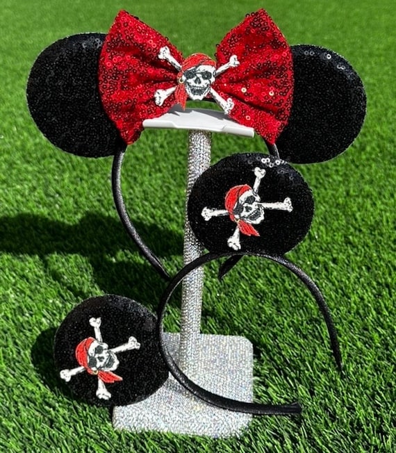 Disney Cruise Nautical Ears Headband Minnie Mickey Mouse headband Disney cruise ears for ocean  main image 3