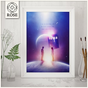 Poster - Doctor Who | Ten x Rose / I'm burning up a sun just to say goodbye