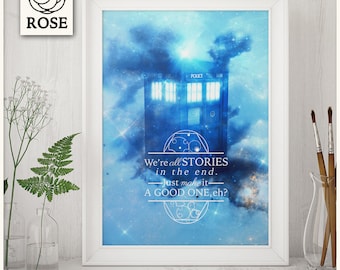 Poster - Doctor Who | We're all Stories in the end *DIGITAL DOWNLOAD*
