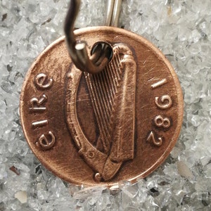 Irish Penny Keyring: Lucky Ireland Coin Keychain