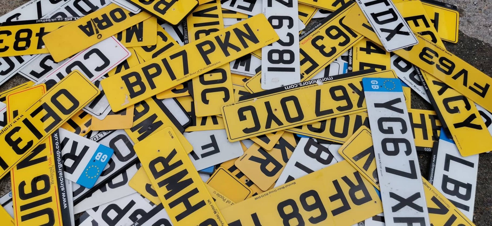 Genuine UK GB License Plate . Great Britain . United Kingdom Etsy UK