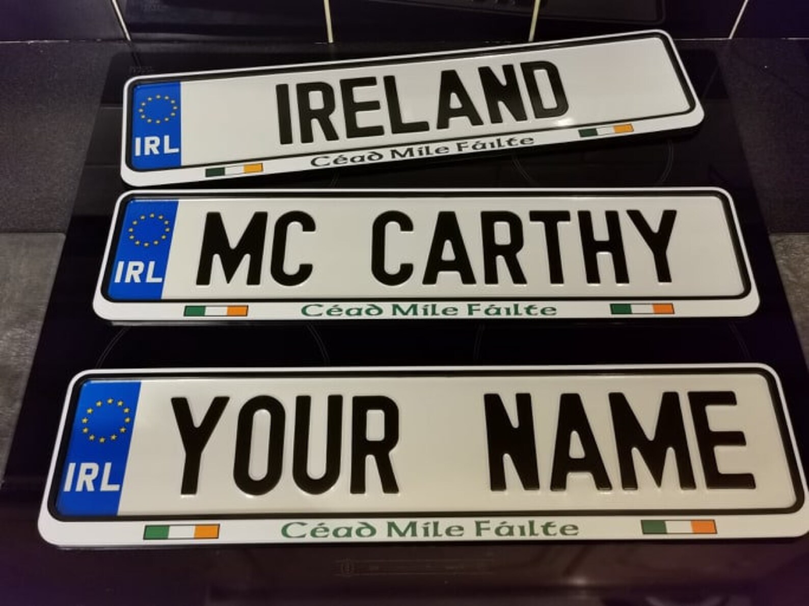 Customised Irish License Plate Ireland Your Name / County & Etsy