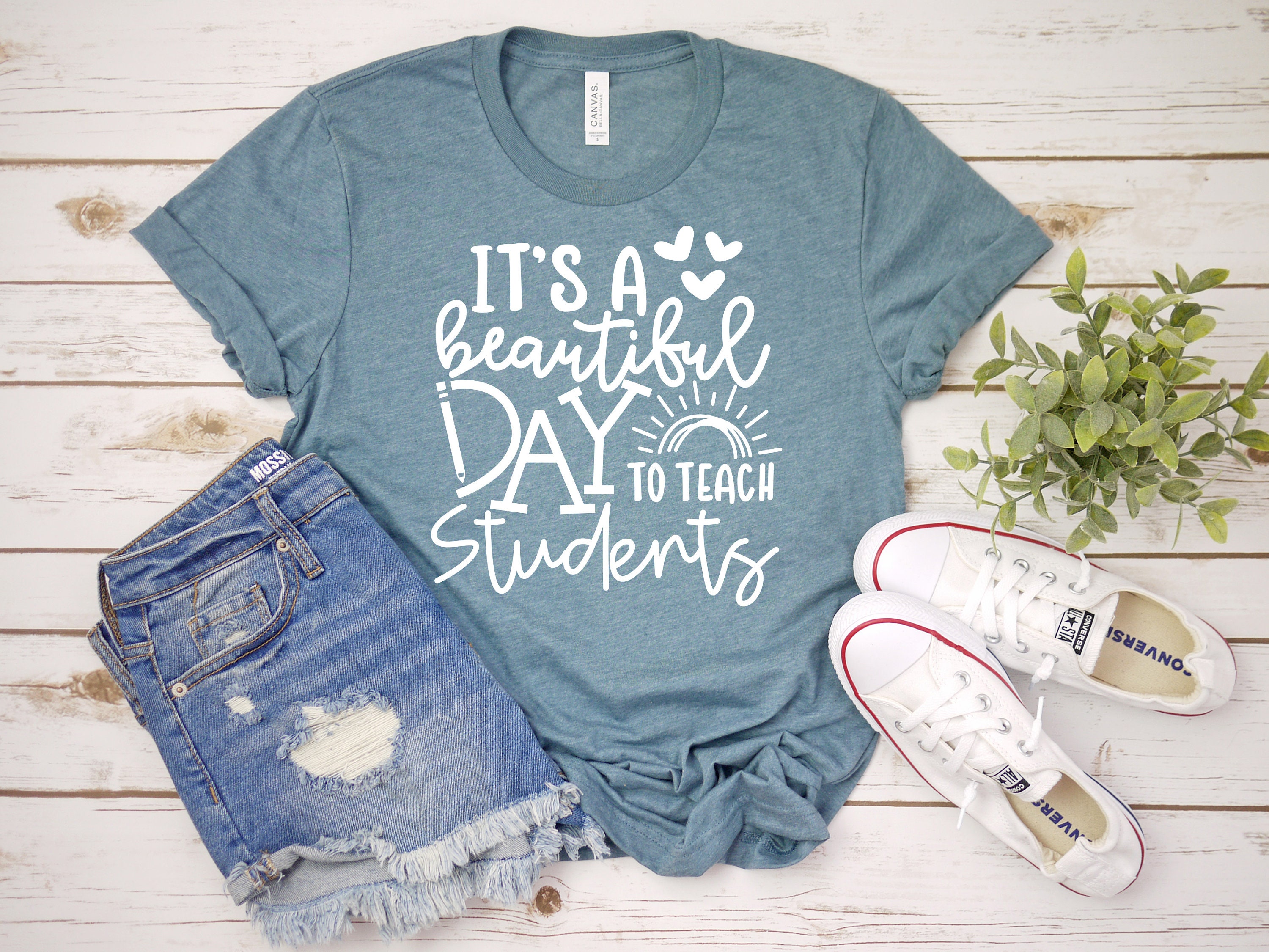 It's A Beautiful Day to Teach Students Unisex T Shirt - Cute Teac…