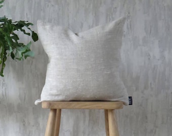 Oatmeal Cushion, Linen
