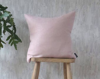 Pink Rose Cushion, Linen