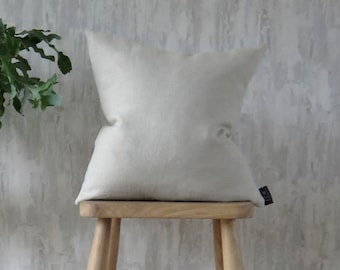 Off White Cream Cushion, Linen