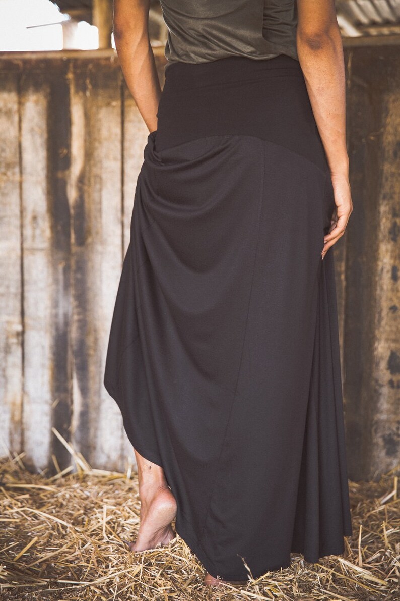 Long Black Skirt Boho Skirt Bohemian Clothing Boho Clothes Etsy