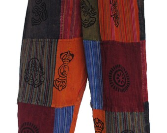 Patchwork pants | Etsy