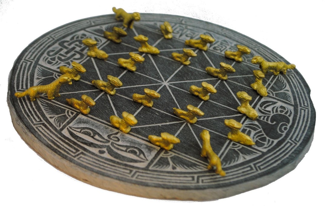 Bagh Chal Replacement Solid Brass Pieces 5 Goats No Board Included - Etsy