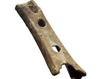 Divje Babe |neanderthal Tidldibab Flute | Modern Replica | Original Is 55,000 Years Old