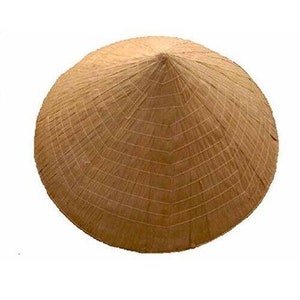 Genuine Vietnamese Non La Conical Hat Vietnam Asia Viet Cong Farmer Fancy 1218 image 4