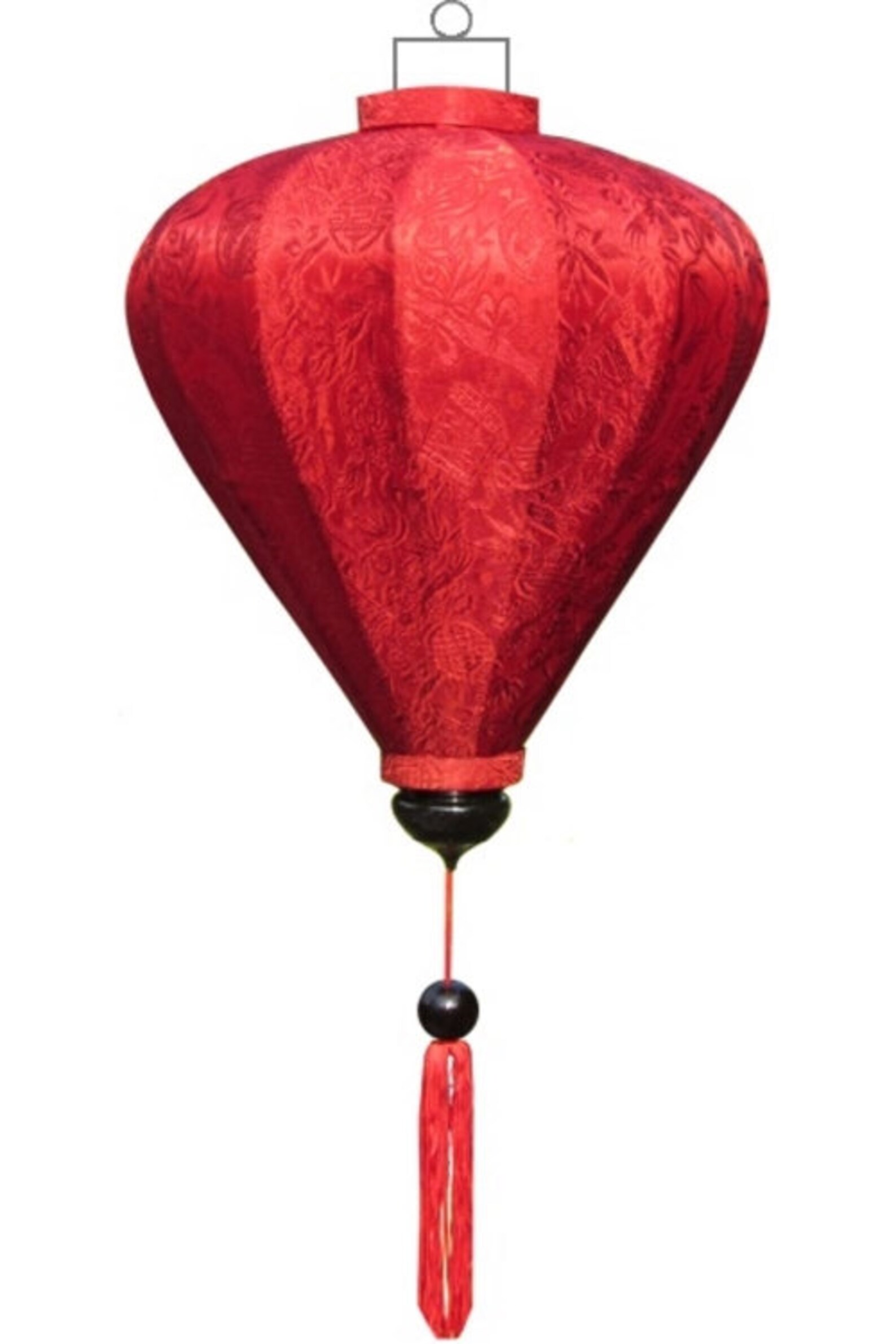 Lanterne Vietnamienne Traditionnelle Rouge - Décoration Étanche Pour Jardin, Mariage, Fêtes - Suspension Extérieure