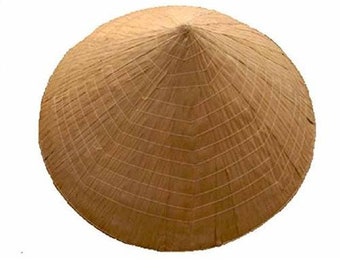 Genuine Vietnamese Non La Conical Hat Vietnam Asia Viet Cong Farmer Fancy 1218