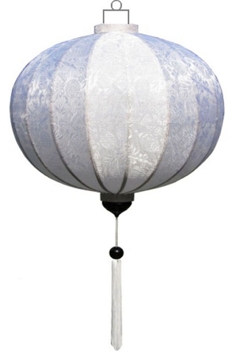 Terrapin Trading Vietnamesische Laternen-Lampe – Seide & Bambus, Handgefertigt, Mint Green, 20 Zoll