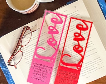 LOVE Bookmark, Valentine's Day, Teacher Gift, Kids Bookmark, Book Club