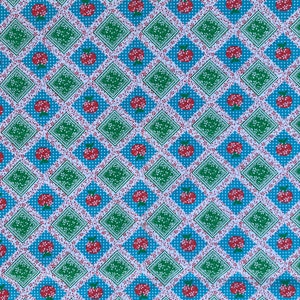Vintage canvas fabric apple print