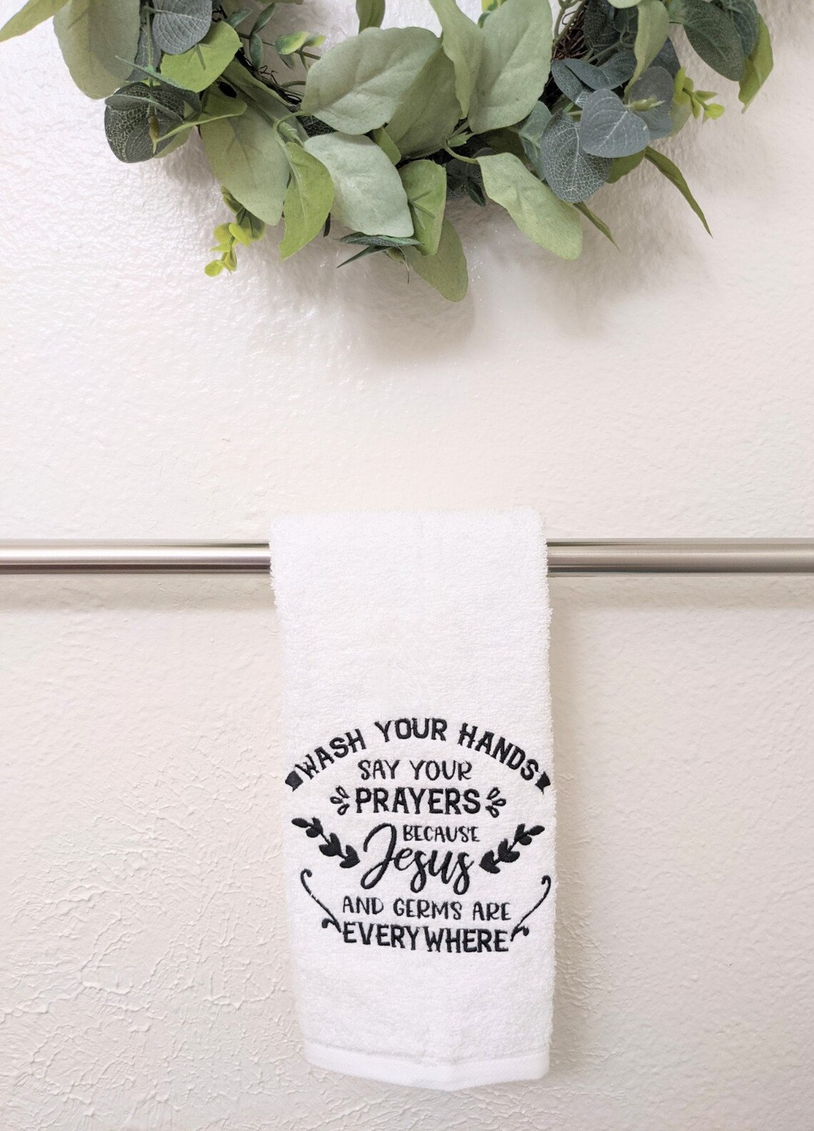 Religious Housewarming Gift Wash your Hands Say Your Prayers Etsy