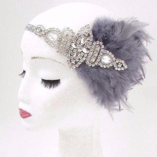 Gold & Silver Diamante Headband Headpiece Vintage 1920s Flapper Great Gatsby Y65 Gold & Silver Diamante Headband Headpiece Vintage 1920s Flapper Great Gatsby Y65