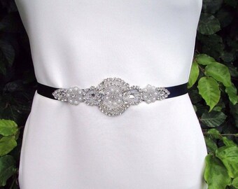 diamante bridesmaid belt