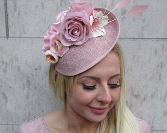 blush hats and fascinators
