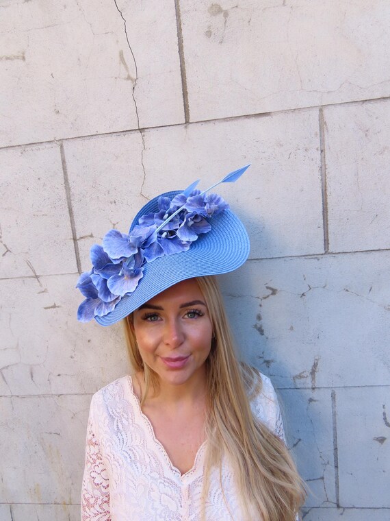 One off Piece Large Light Cornflower Blue Orchid Flower  display picture 1