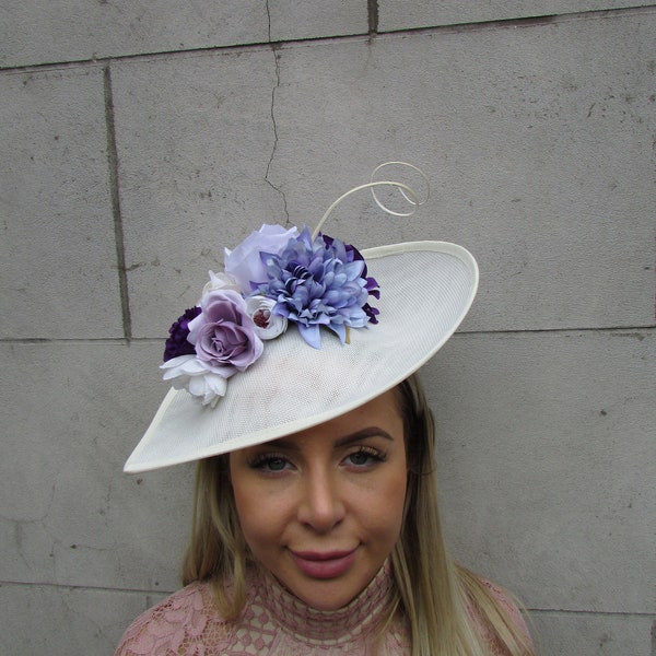 Lavender Fascinator Etsy