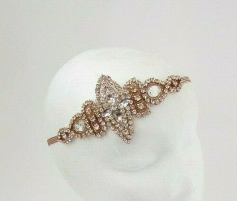 Gold & Silver Diamante Headband Headpiece Vintage 1920s Flapper Great Gatsby Y65 Gold & Silver Diamante Headband Headpiece Vintage 1920s Flapper Great Gatsby Y65