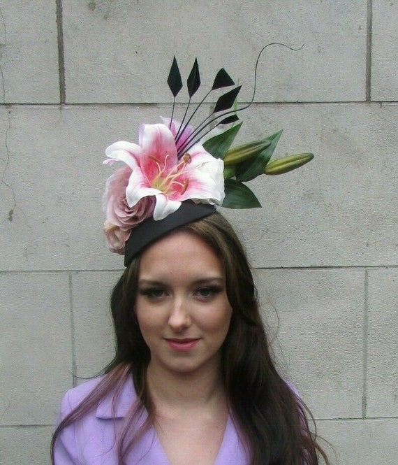 Green Lily Flower Hat Fascinator - Etsy
