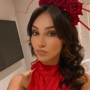 Red Rose Flower Statement Feather Fascinator Headband Races sh-352 image 3