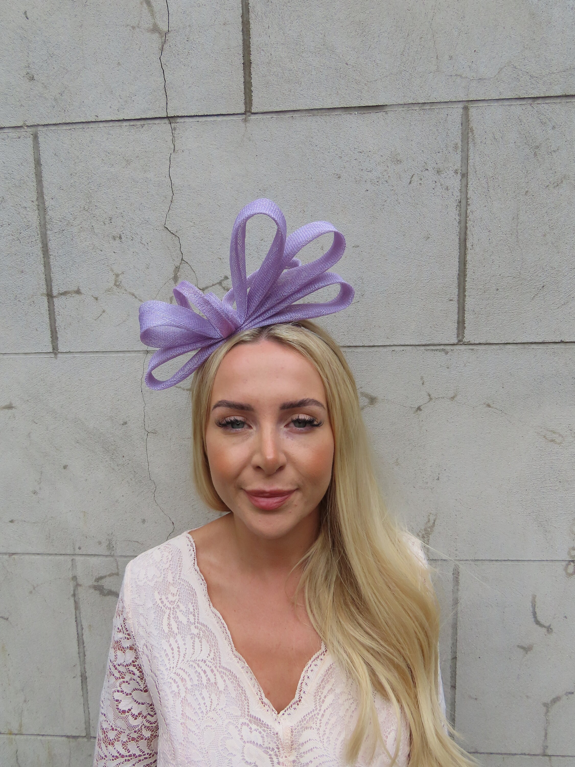 One off Piece - Lavender Light Purple Fascinator Headband  display picture 1