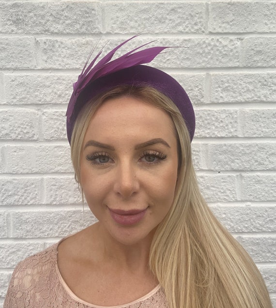 VELVET HAIR BAND FOLDED GRAPE VELVET HAIR BAND FOLDED GRAPE