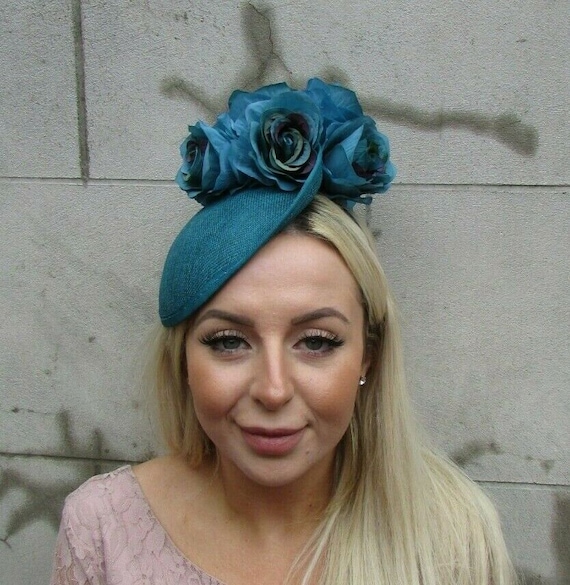 Teal Blue Dark Turquoise Flower 