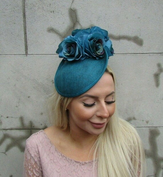 Teal Blue Dark Turquoise Flower 