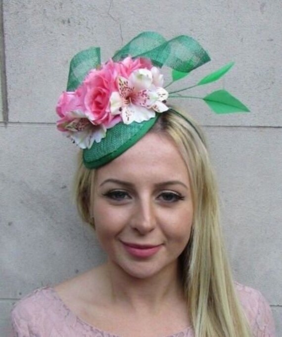 Emerald Green Blush Light Coral Pink 