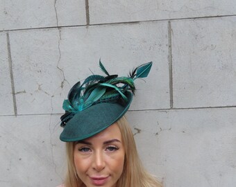 One off Piece - Bottle Green Peacock Pheasant Feather  display picture 2