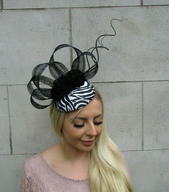 Black \u0026 White Animal Zebra Print Flower 