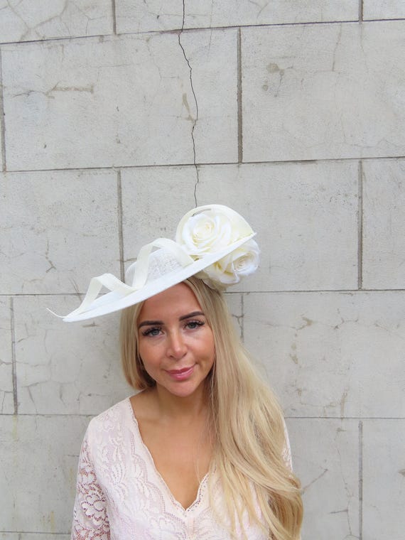 One off Piece Large Cream Ivory Rose Flower Floral  display picture 3