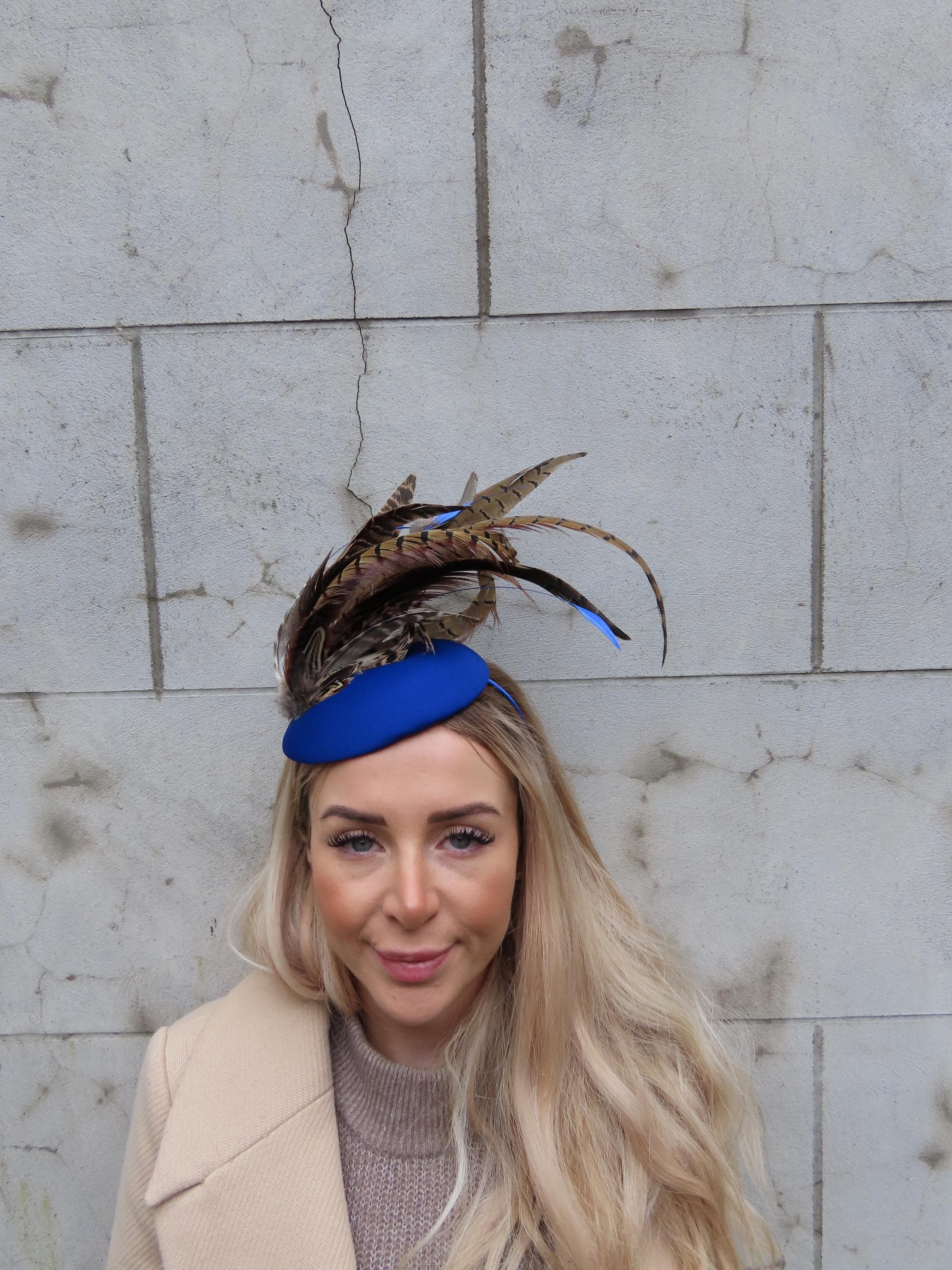 Cobalt Blue Pillbox Hat - Etsy display picture 2