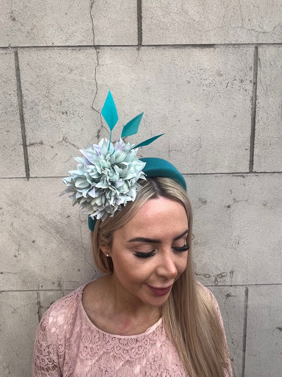 teal headpiece